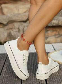 Women's Casual Fabric Sneakers, Flat, Fashion Versatile Slip-On, Chinese-Style Embroidery