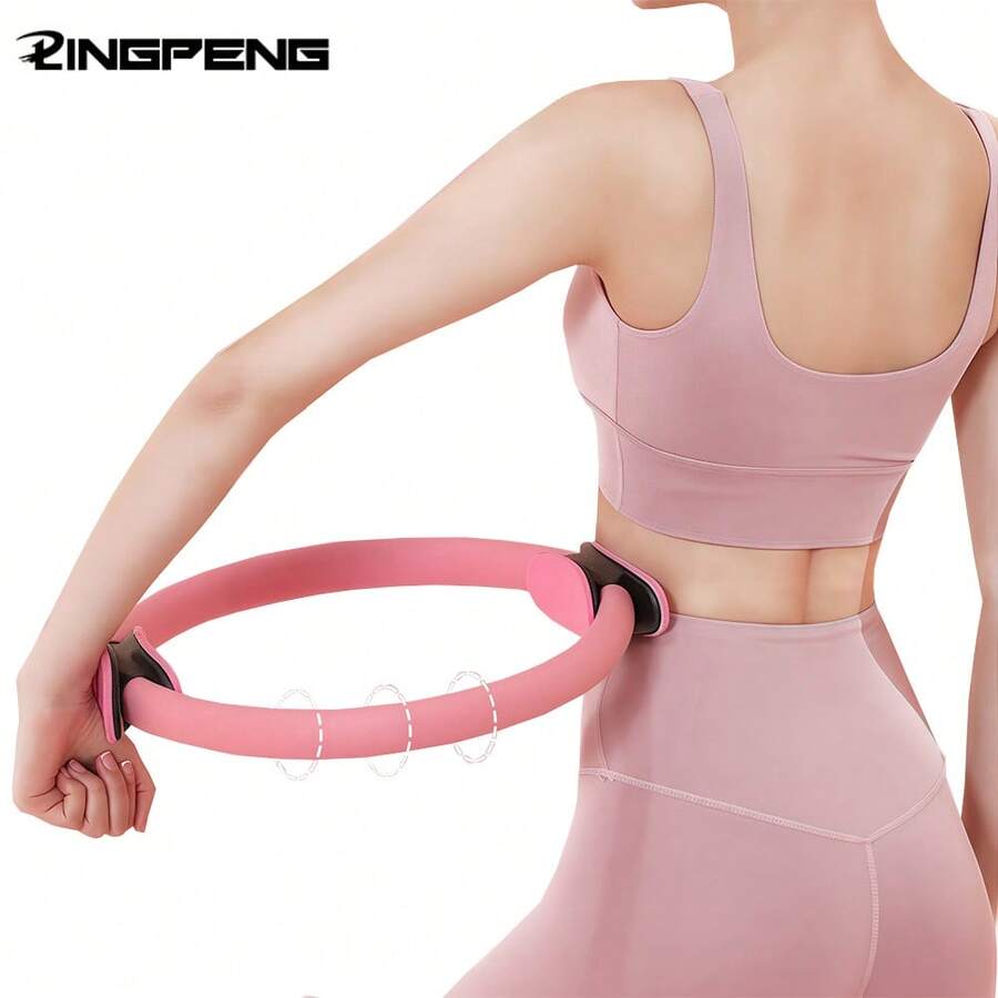 Yoga Fitness Pilates Ring Yoga Ring Open Back Ring Magic Ring Pelvic Floor Muscle Training Yoga Supplies Pilates Ring - Multicolor - View 1