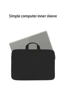 1 件简约轻便大容量笔记本电脑斜挎包，适合 11 英寸/13 英寸/14 英寸笔记本电脑、平板电脑、硬盘、充电器、旅行友好型电脑手提包，适合返校学校用品包，适合学校工作笔记本电脑包，适合女士 Mac Book Casemacbook Case 大学必备笔记本电脑内胆包 - 彩色 - 查看 6