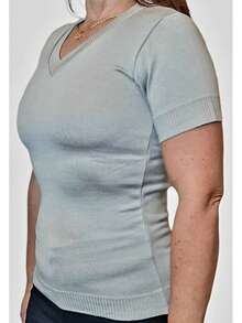 Women's Short Sleeve Blouse | Short Sleeve Blouse | Summer Blouse | Short Sleeve Elastane Blouse - Tiếng Việt - Xem 7