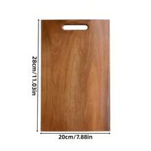 1pc Premium Wooden Cutting Board, Suitable For Meat, Cheese, Bread, Vegetables And Fruits, An Ideal Kitchen Gadget, Great Gift For Father's Day, Mother's Day, Wedding Season And Birthday Parties