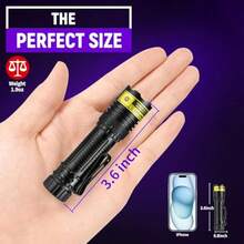 Uv Flashlight 395nm Black Light Mini Usb Rechargeable Ultraviolet Led Blacklight - 1 - 查看 6