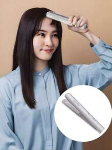 Cordless Mini Straightener And Curler, Suitable For People With Bangs And Soft Hair, USB Rechargeable Hair Tools, Can Used Continuously About 30 Minutes, Fast Heating, 3 Temperature Settings, Suitable For Home, Travel, Salon Use, Great Gift