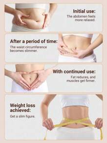 腹部按摩器，振动减肥机，便携式腹部和腿部健身器材，USB 充电，3 种强度和模式，理想的节日礼物，250mAh。 - 彩色 - 查看 8