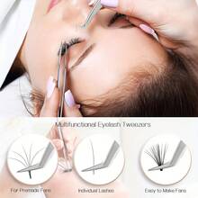Eyelash Silicone Practice Model Head Set For Beginners, Include: Practice Model Head, Tweezers, Brush, Alignment Stickers, Cleaning Brush, Glue, Ring - Tools For Learning Eyelash Extension - Multicolor - View 5