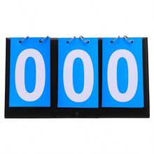 2-Digit Scoring Board, 3-Digit Basketball Scoreboard, 4-Digit Ping Pong Flip Score Board, Portable Tabletop Flip Scoreboard For Various Sports - Multicolor - View 11