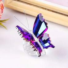 1 Piece Crystal Flying Butterfly With Crystal Ball Base Figurine Collection Cut Glass Ornament Statue Animal Collectible - 1 Piece - View 26