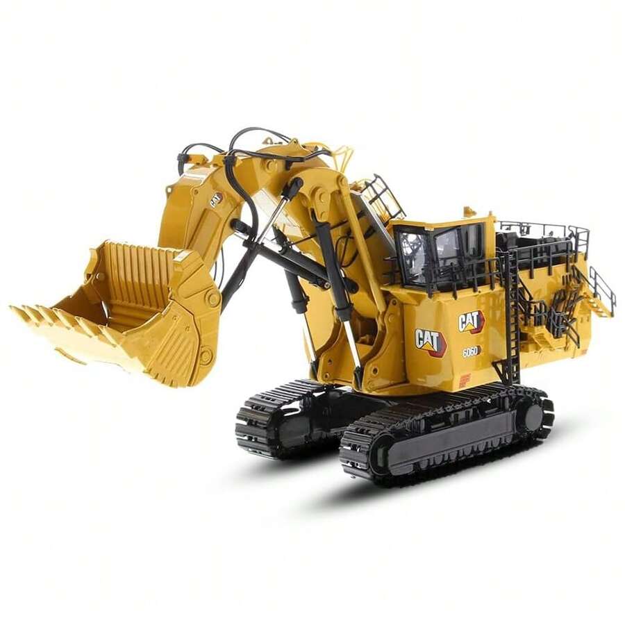 1:87 Caterpillar 6060FS Hydraulic Mining Shovel - Diecast Masters - High Line - 85650 - 芥末黃 - 查看 1