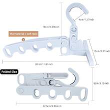 Faltbarer Reise-Kleiderbügel für kompakte Garderobe-Organisation in Hotels, Büros und Zuhause - Multifunktionaler Reise-Kleiderständer mit leichtem, stabilem Rahmen, platzsparender Aufhänge-Organizer für reisefreundige Outfits, Wäscheraum-Utility, ideal für Übernachtungen, Geschäftsreisen, Wochenendtrips, tägliche Reisen, Urlaubspackung, einfacher Aufbau und Ordnungsverbesserung im Kleiderschrank täglich - Verschiedenfarbig - Übersicht 5
