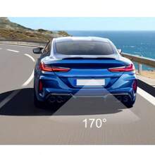 1 szt. Uniwersalna kamera samochodowa z tyłu samochodu, wisząca, wodoodporna, o wysokiej rozdzielczości, wodoodporna, szerokokątna, tylna kamera