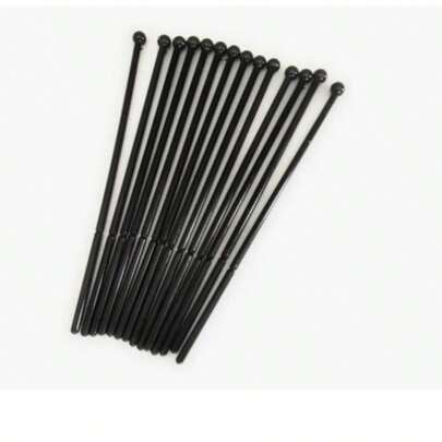 200 piezas agitadores de plástico 17cm corte 12cm barista cafetería cocina utensilio para revolver bebidas café cocteles jugos accesorio eventos fiestas
