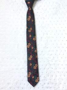 Men's 3D Printed Slim Fit Tie (6cm) - màu xanh lá - Xem 2