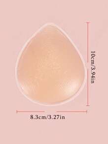 1 Pair Water Drop Nipple Covers, Waterproof, Sweat-Proof, Conceal Nipple, Super Thin, Reusable, Lift & Gather, Invisible Adhesive Silicone Breast Petals