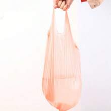 Kitchen And Household Continuous Roll Point Broken Flat-Mouth Garbage Bag, Black Plastic Bag, Home Decor, Party & Christmas Storage - màu đen - Xem 9