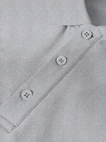 男士纯色休闲百搭短袖 Polo 衫