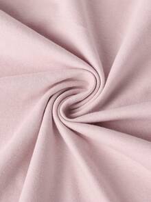 Women's T-Shirt, Short Sleeves, Round Head, Summer, Simple, 100% Cotton, Blue Cat Design - 粉色 - 查看 4