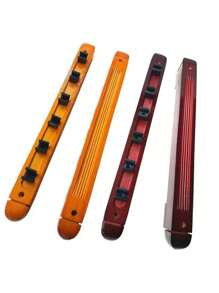 قطعة واحدة رف حائطي لأعواد البلياردو ب- 6 فتحات، اكسسوارات البلياردو