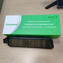 Cinandrow 9.66" 4K Mirror Dash Cam Backup Camera, 2160P Full HD Smart Rearview Mirror For Cars & Trucks, Front And Rear View Dual Cameras, Night Vision, Parking Assistance, Included 64GB Card & GPS - 黑色 - 查看 6