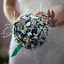 3mm Mini White Pearl Beads Spray, EORTA Handmade Floral Pearl Garland, Suitable For DIY Floral Bouquet Decor, Home Party, Wedding, Christmas Wreath, Tabletop Floral Arrangement