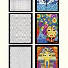 1 pieza Libro de 100 Número por Color, libro para colorear digital para adultos Diy Exploración Actividad, que se puede usar como regalo para vacaciones, cumpleaños, Navidad, regreso a la escuela, útiles escolares - Multicolor - Ver 4