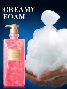 500毫升氨基酸保湿沐浴露，深层清洁背部，持久留香，美白滋养，令肌肤光滑透亮，男女皆宜，床头玫瑰/北冰洋香型