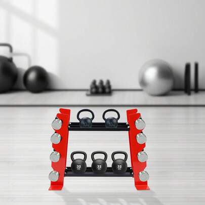 SHIOUCY Hantelständer, Multifunktionale Hantelständer, Hantelgewichtsständer, Zuhause Übung Fitnessstudio Zubehör