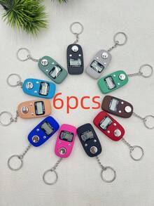 602 Handheld Tally Counter With LED Display, Portable Keychain Counter, Convenient For Prayer Counting, Inventory Counting, People Counting, Displays Up To 99,999