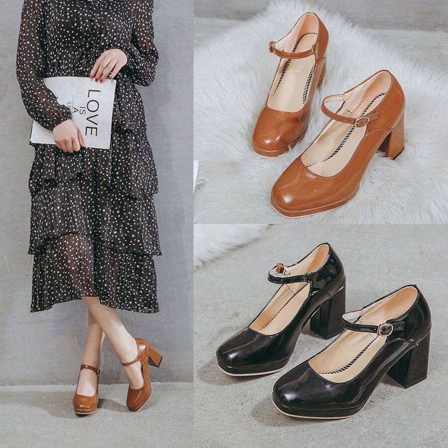 Women Pumps - Brown - View 1