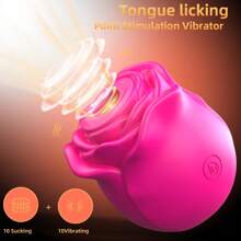 1pc Sex Toys Vibrator For Women Rose Sucking Vibrator Clitoral Nipple Stimulator With Suctions,G-Spot Dildo Vibrators Rose Sucker,Personal Massager For Women Female Couples Adult Sex Toy Games,Anal Sex Toy Clitoral Nipple Licker For Woman Man Couples