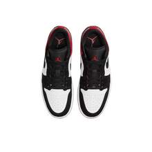 Nike Giày thể thao bóng rổ cổ thấp Jordan Air Jordan 1 Low "White Black Gym Red" thoải mái, chống trượt, bền, cổ thấp, cổ cao, dành cho cả nam và nữ - Đen và đỏ - Xem 4