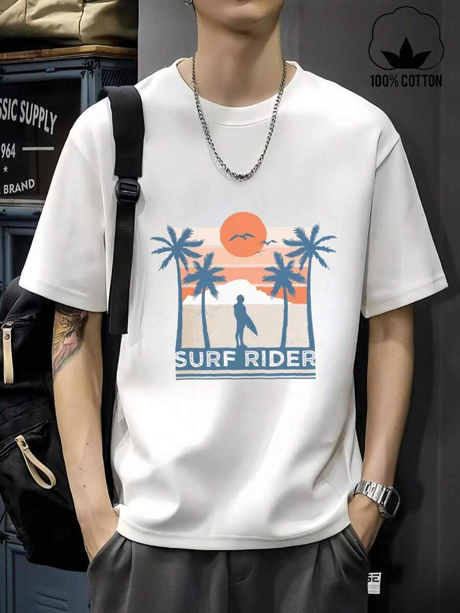 Men T-Shirts - White - View 1