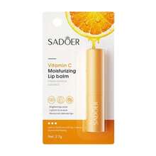 Bálsamo labial hidratante con vitamina C con Vitamina E SADOER para labios secos 2.7 gramos - Naranja - Ver 3