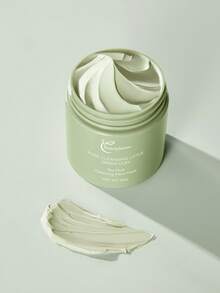 绿茶泥净化面膜 140g，富含芦荟、烟酰胺和透明质酸，可去除黑头、减少皱纹、滋养、保湿、改善整体肤色、最佳抗氧化剂、让肌肤更年轻、适合所有肤质