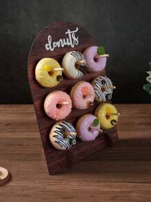 1 套 26*35 厘米拱形木纹风格木制甜甜圈支架、甜点架、派对甜甜圈蛋糕架板甜甜圈墙甜甜圈展示板、婚礼生日婴儿送礼会周年纪念仪式派对餐厅餐桌装饰、朋友聚会厨房 DIY 烘焙甜点展示架、婚礼派对装饰用品、婚礼装饰、夏季假日婚礼新娘送礼会宴会桌中心装饰品、派对用品 - 木紋拱門 - 查看 5