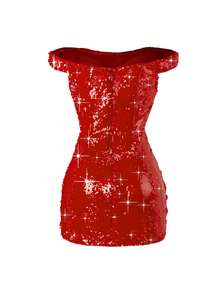 Elegancka i wykwintna suknia wieczorowa Astony One z dekoltem bez ramiączek, talią ozdobioną delikatnymi cekinami, krótką spódniczką podkreślającą figurę i seksownym, odkrytym tyłem. Idealna na Boże Narodzenie, Sylwestra, Święto Dziękczynienia, imprezy, wakacje, przyjęcia koktajlowe i jako strój dla gości weselnych.