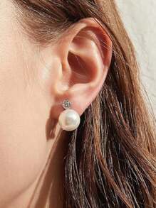 1 Paar elegante cubic Zirconia Tropfen Ohrringe für Frauen für Hochzeit Verlobung Jahrestag Party Schmuck Valentinstag Geschenk