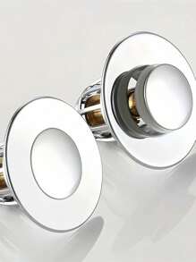 通用水槽弹出式排水塞、按钮式水槽排水塞、浴室水槽塞、防堵塞排水塞、浴缸塞、家用浴室多功能止水塞、浴室配件。