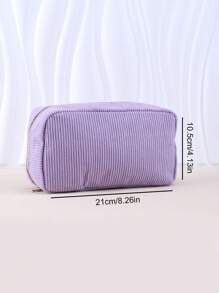 1 Pc, Heat Transfer Process, Custom Pencil Pouch, Can Customize Letters, Large Capacity, Portable, Polyester Material, Nylon Zipper, Gifts For Workers And Learners, Solid Color Pencil Bag, Cosmetic Bag, Valentine's Day, Halloween, Christmas, Thanksgiving, Birthday, Back To School Season Gifts, High-End Custom Pencil Case, Multi-Functional, Ornamental,New Job, Office Supplies - Multicolor - View 7