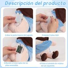 Kids Plush Figure Toys - Blue - View 8