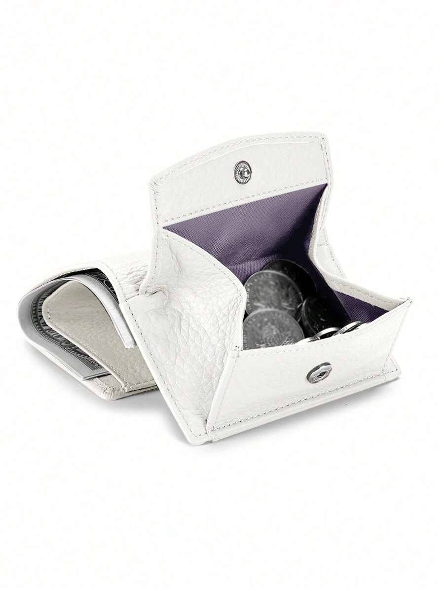 New Women Mini Wallet Short Hasp Purses Large-Capacity Coin Bag Tri-Fold Wallet For Women Wallet Purse Wallet Small Wallet Cute Wallet