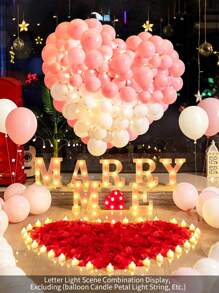 1pc 6.3inch Creative Pink Luminous A-Z Letter Light,Number Shape Light,Battery Powered Alphabet Light, Home Decor Letter Lamp,Room Decor Letter Shape Night Light,Bedroom Decor, Wedding Decor, Party Decor, Birthday Decor,Home Desktop Decoration Alphabet Light,Valentine's Day Decorative Lights