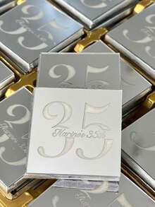 1pc 30pcs 50pcs. Nhãn hiệu sô cô la tùy chỉnh, Văn bản tùy chỉnh, (Không chứa sô cô la) Giảm giá sô cô la cho tiệc sinh nhật, Giảm giá sô cô la Plexiglass cá nhân hóa cho tiệc sinh nhật, Trang trí bàn sinh nhật - Xem 9