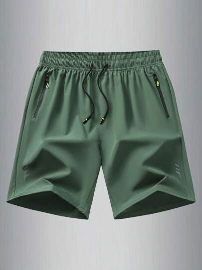 男士夏季轻便运动跑步短裤，透气户外徒步和骑行宽松短裤