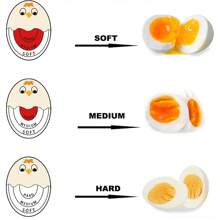 1 个鸡蛋计时器，树脂煮鸡蛋变色煮鸡蛋计时器，创意厨房工具 - 彩色 - 查看 10