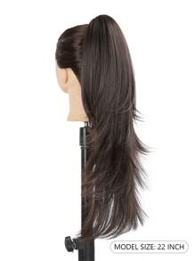 Fermaglio per coda di cavallo, estensione per coda di cavallo da 22 pollici per donne, multi-strato, estensioni sintetiche per capelli, accessori per capelli adatti per uso quotidiano