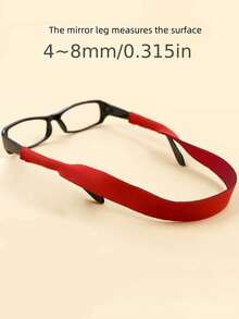 1pc Unisex Sports Fashion Glasses Strap, Made Of Neoprene Material, Adjustable Elastic For Swimming, Skiing, Outdoor Activities - Multicolor - View 15
