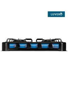 Parrilla Estufa Empotrable 4 Quemadores Gas Acero Inoxidable - Tipo de Enchufe A USA (110-127V) - Ver 3