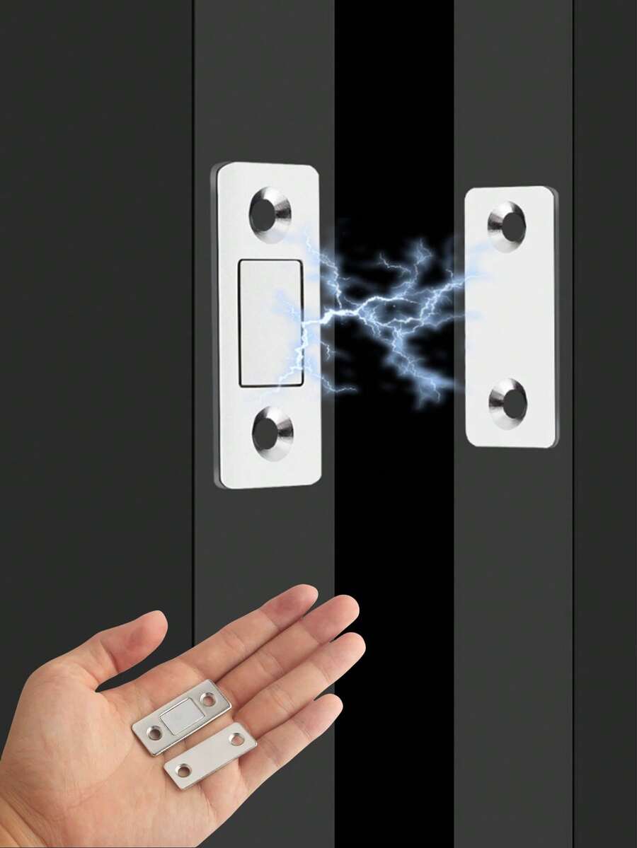 Ultra-Thin Cabinet Door Magnetic Adsorption Drawer Door Cabinet Door Magnetic Adsorption Door Latch, Kitchen Wardrobe Door Magnetic Adsorption Closer