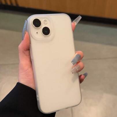 Colors 超薄磨砂透明手机壳，兼容 17/16/15/14 Pro Max Plus/12/13/11，柔软半透明防震超薄 TPU 后盖