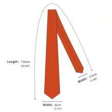 1pc Men's 3.15 Inches Brown Plaid Necktie, High Quality Fashion Tie For Wedding, Party, Business Men Necktie